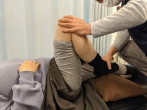膝屈曲のイメージ